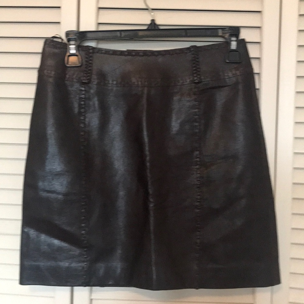 Leather skirt